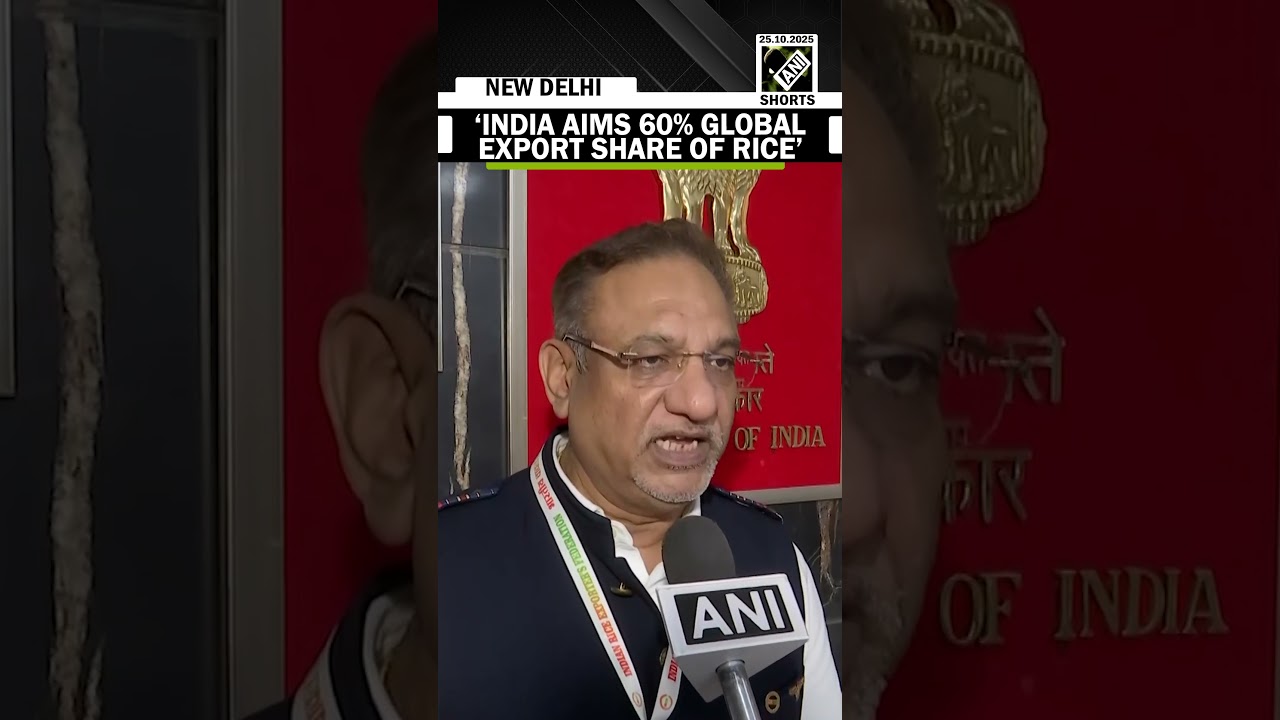 &lsquo;India aims 60% global export share of rice&rsquo;, President of the Indian Rice Exporters Federation