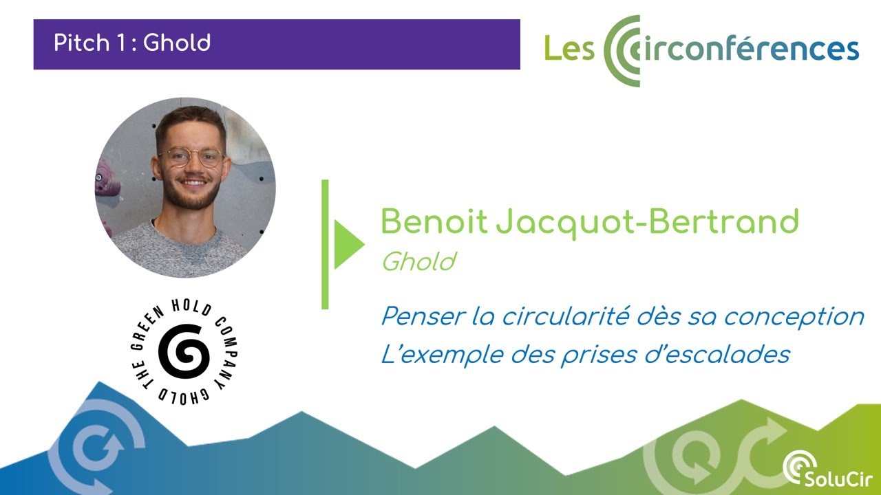 Ghold - Penser la circularité dès sa conception, l’exemple des prises d’escalades - Circonférence #2