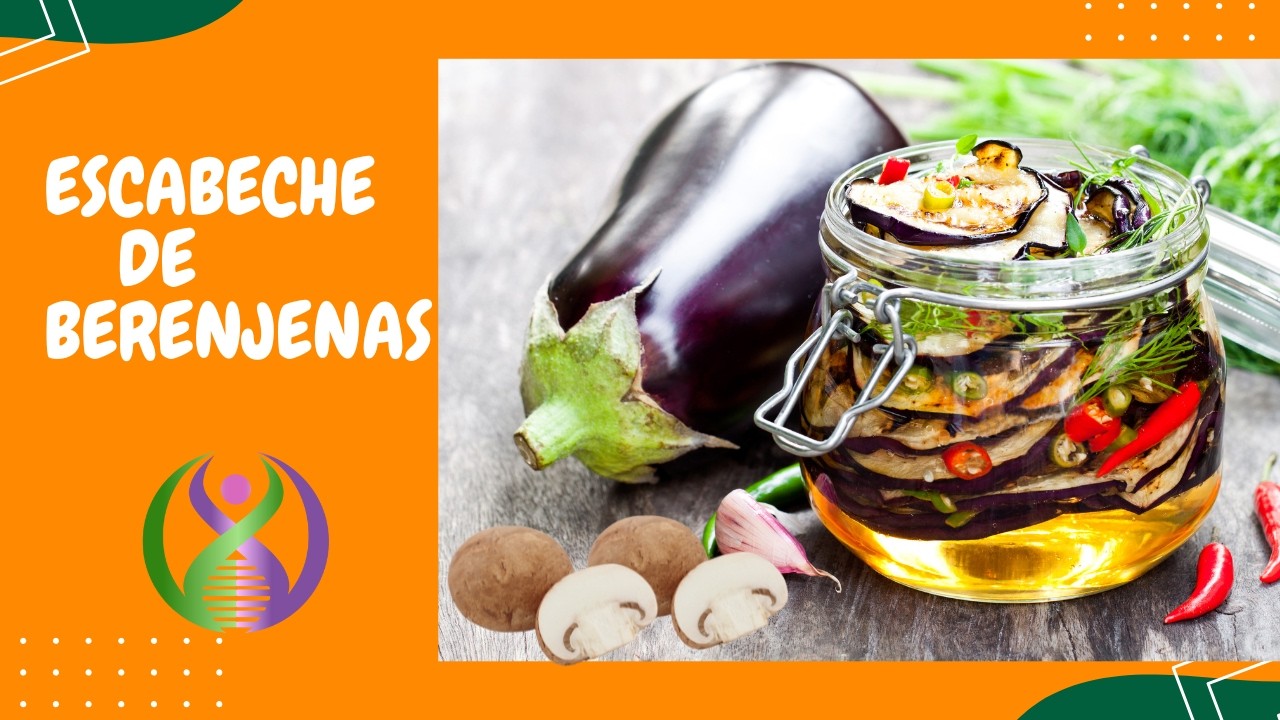 COCINA SALUDABLE ESCABECHE DE BERENJENAS CON CHAMPIÑONES