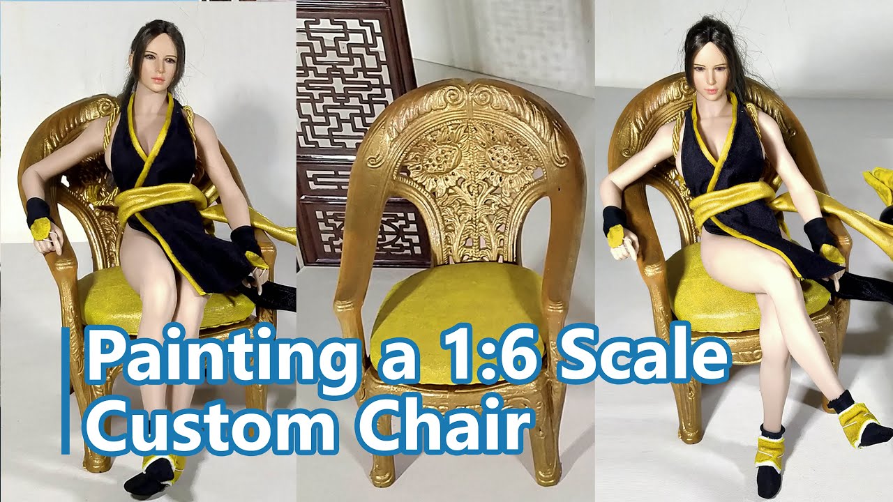 Painting a 1:6 Scale Custom Chair 