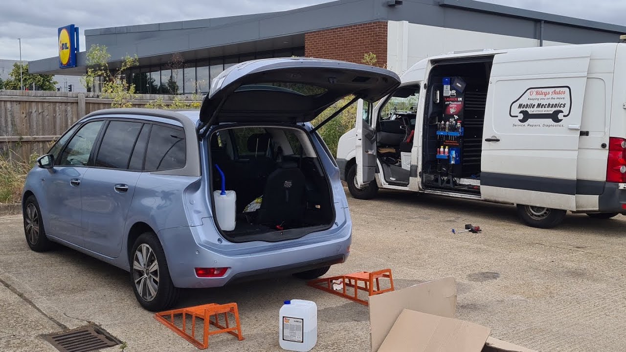 Citroen C4 Picasso P20E8 Давление мочевины слишком низкое