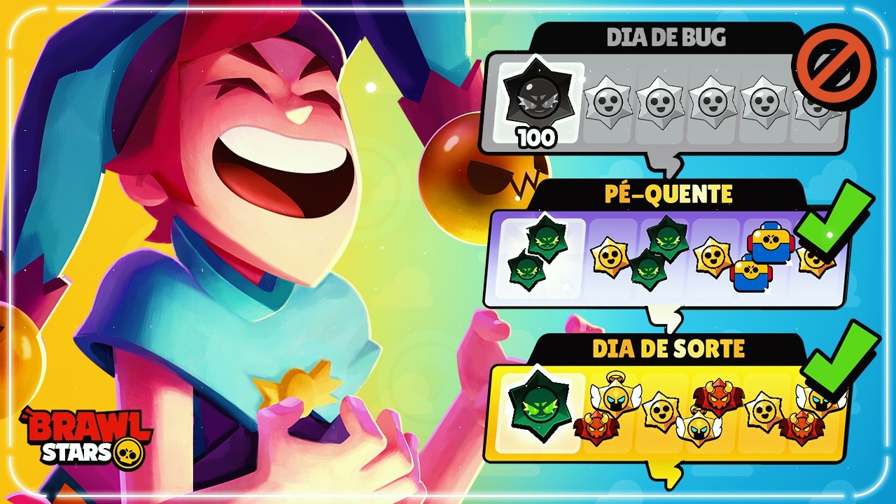 HOJE TEM PRESENTE PRA (QUASE) TODO MUNDO no BRAWL STARS e 