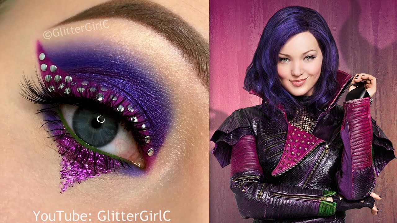 Descendants Mal Makeup Tutorial