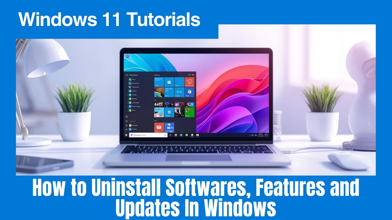 How to Uninstall a Software, Features and Remove Windows Updates in Windows Operating System