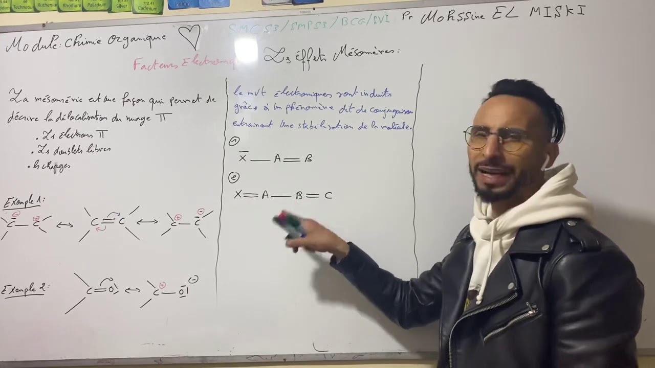 Chimie organique les effets mésomères part 1