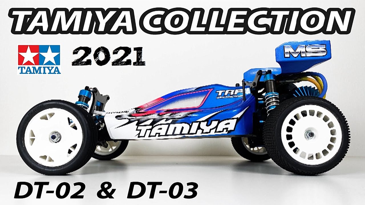 Tamiya Collection 2021 (Part 3) The Tamiya DT-02 & DT-03 Buggies!