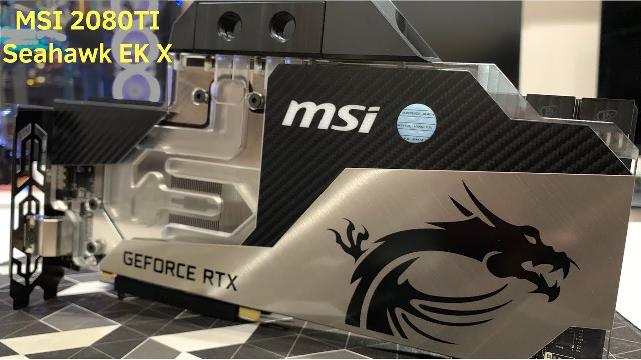 Unboxing MSI GeForce RTX 2080 TI Seahawk EK X