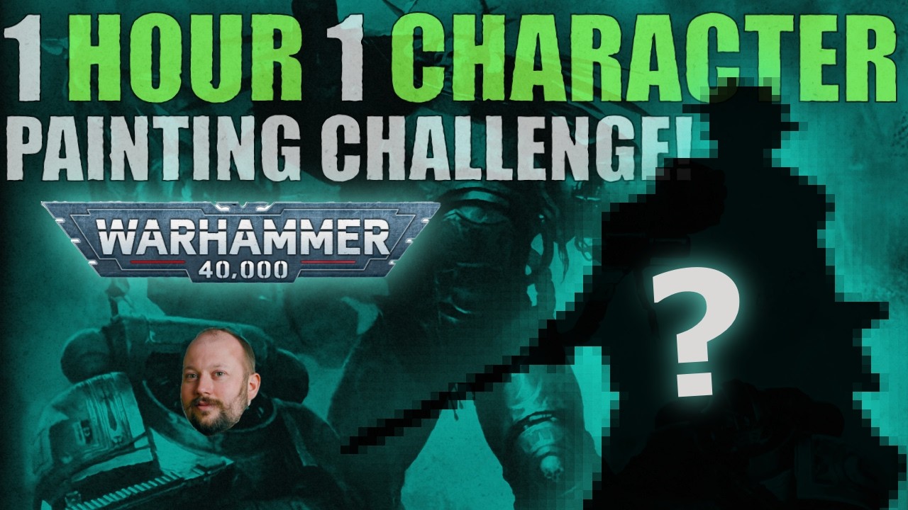 Painting a Space Marine CHARACTER in One HOUR?! Challenge + GIVEAWAY