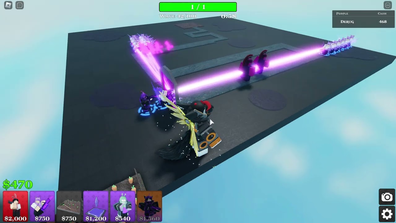 Arena Tower Defense -  (Not a strat) Grandmaster The Maze Accelerator Carry
