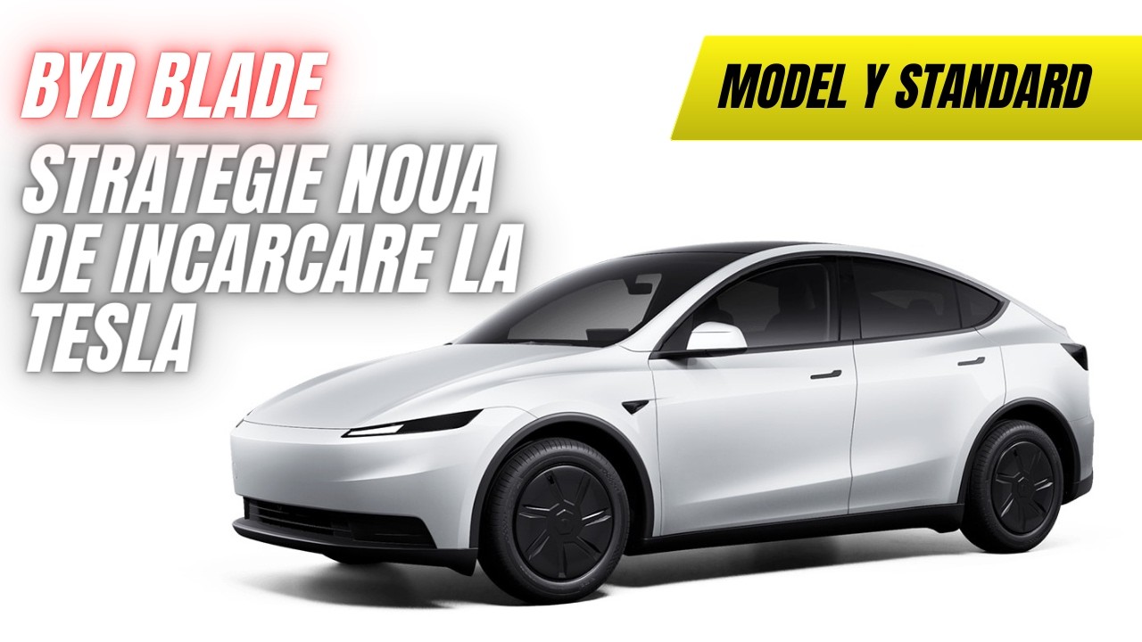 BYD Blade în Tesla Model Y 2026 – Putere maximă indiferent de SOC, curbă de încărcare EXTRAORDINARĂ!
