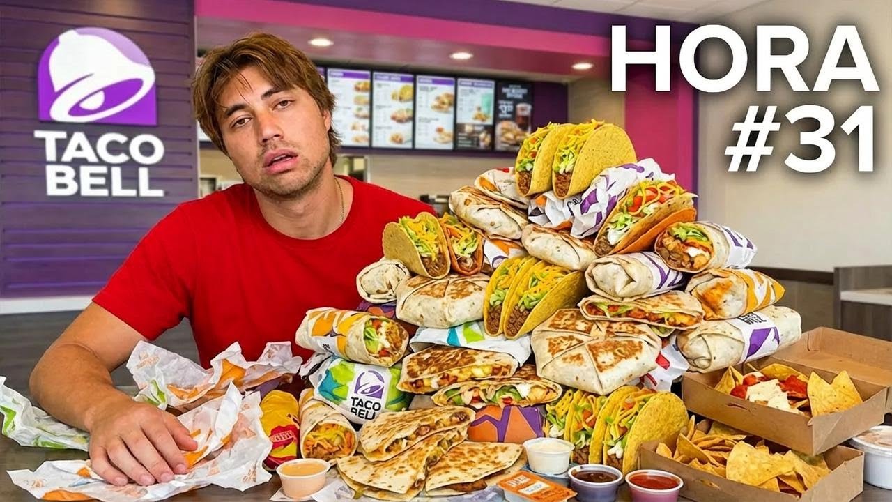 Não posso sair do Taco Bell até comer o cardápio inteiro