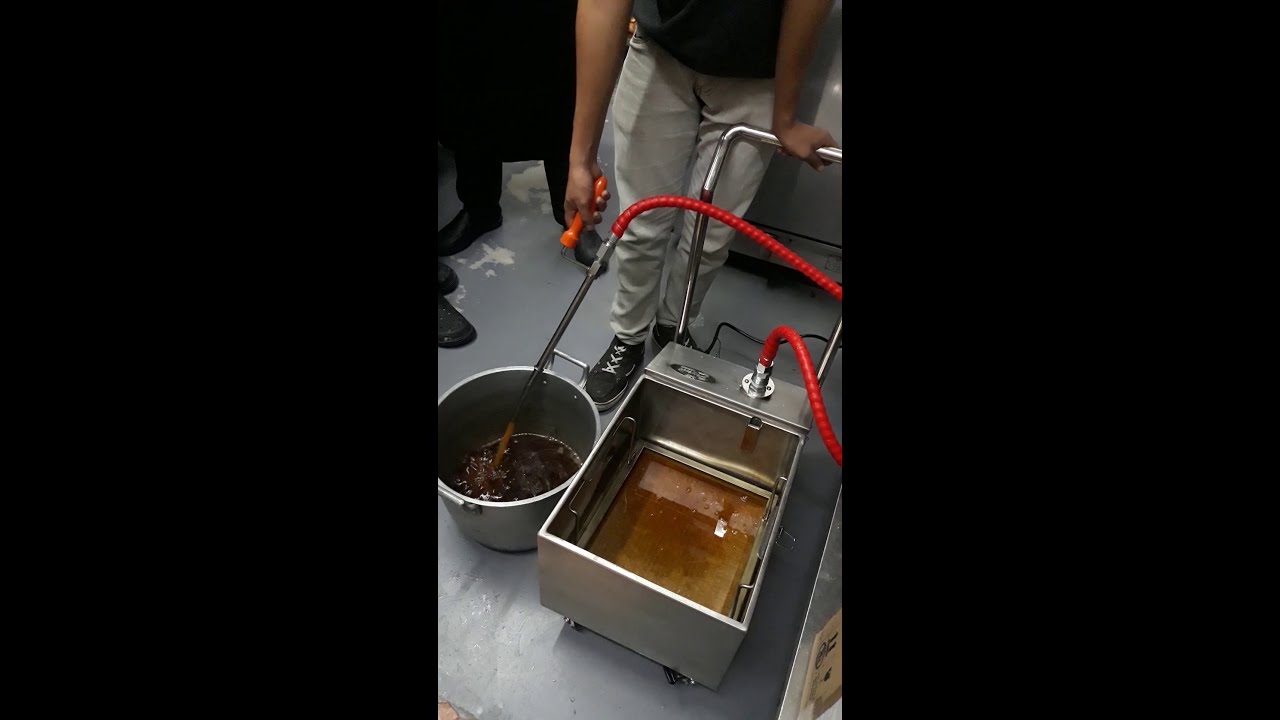 KENIKA Fry Oil Filter Machine procedure