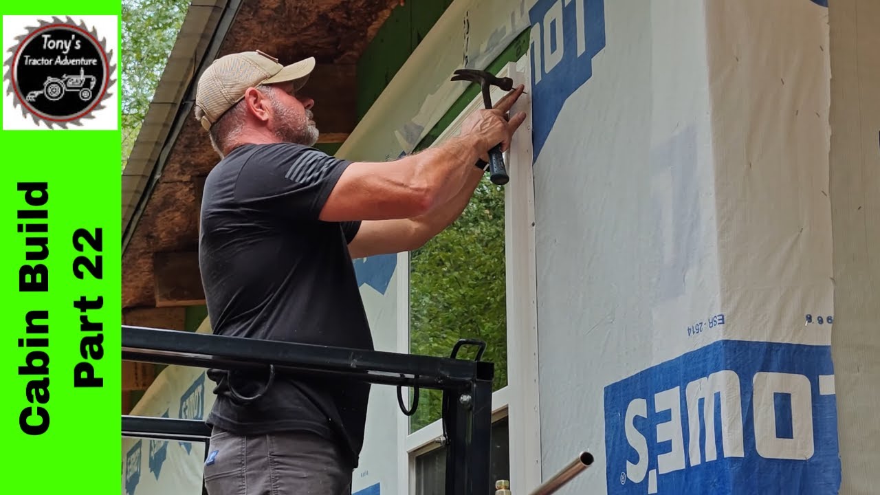 How to install a Window - Part 22 Off-Grid Cabin