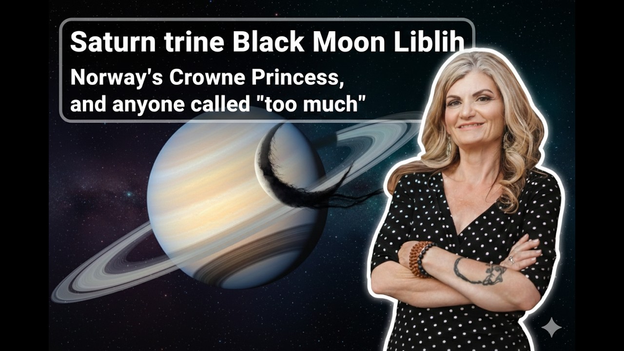 Saturn Trine Black Moon Lillith ; The Crowne Princess of Norway & every woman called 