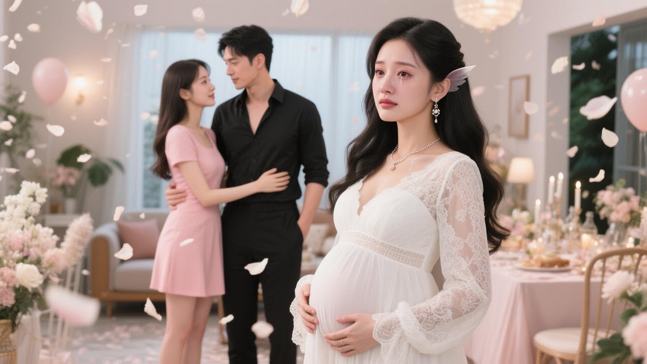 Seven months pregnant, she caught husband kissing secretary—who mocked her, and he kicked her out!
