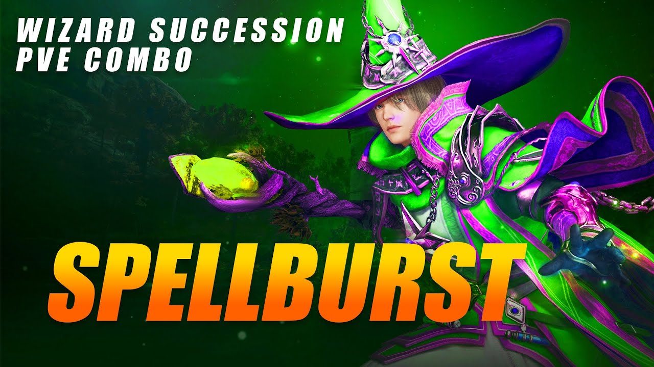BDO Wizard Succession PVE Combo | SPELLBURST