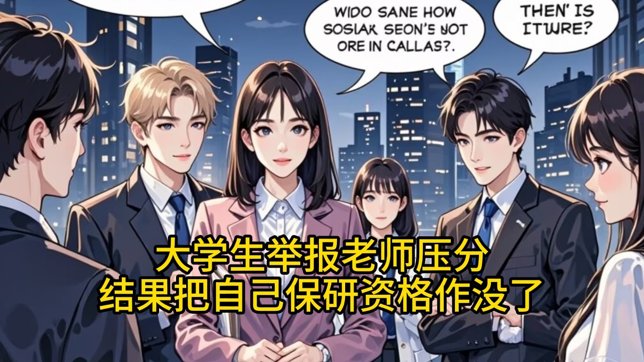 大学生举报老师压分，结果把自己保研资格作没了！