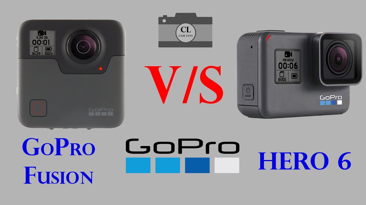 GoPro Fusion vs GoPro HERO6