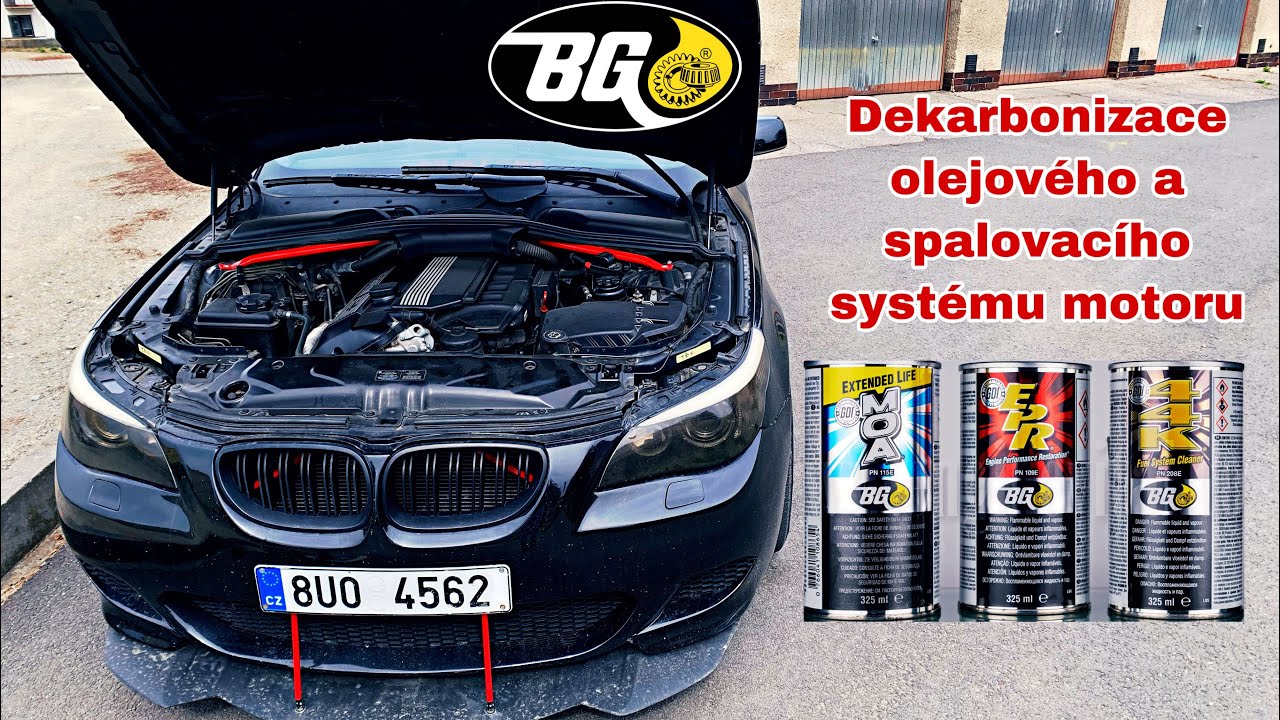 BMW E60 - BG Dekarbonizace olejové a palivové soustavy s výměnou oleje