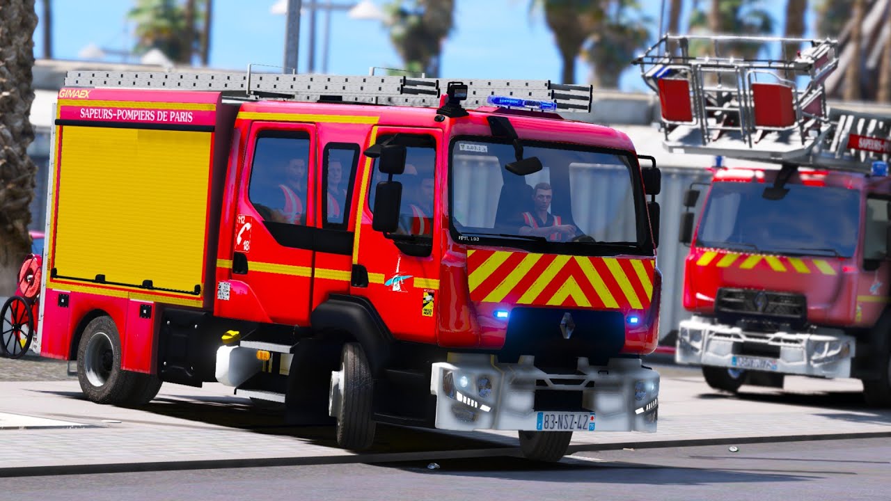 [GTA 5] NOUVEAU FPTL POUR LES POMPIERS DE PARIS #44