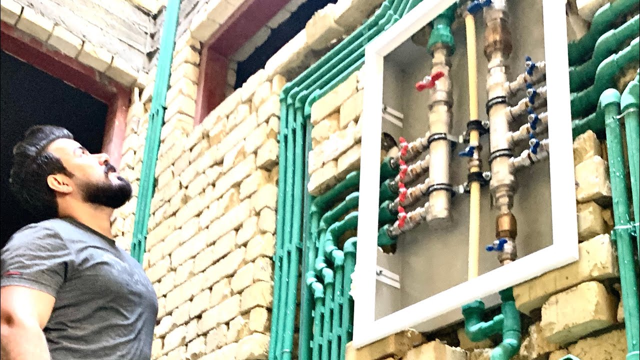 تأسيس ماء بيت بأحدث طرق التاسيس نظام كونترول وتر