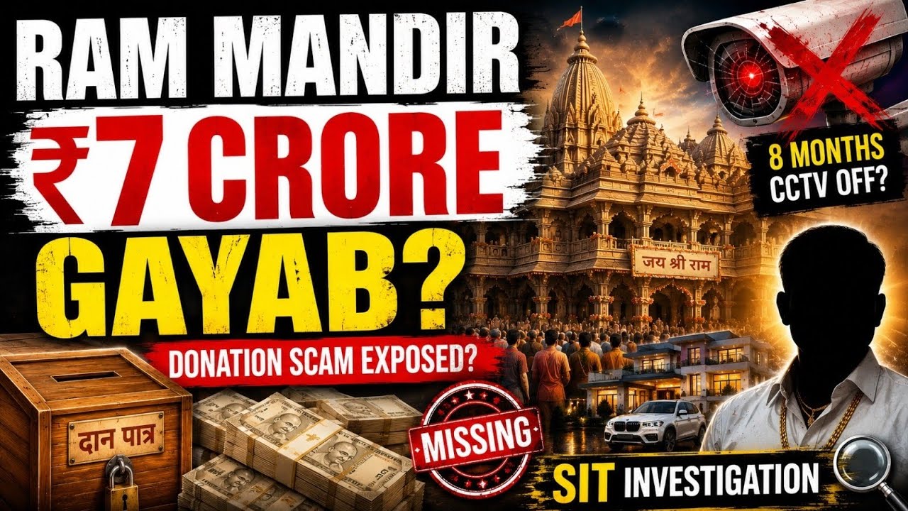 Ram Mandir Donation Scam? ₹7 Crore Missing | Ayodhya Donation Box Investigation Explained