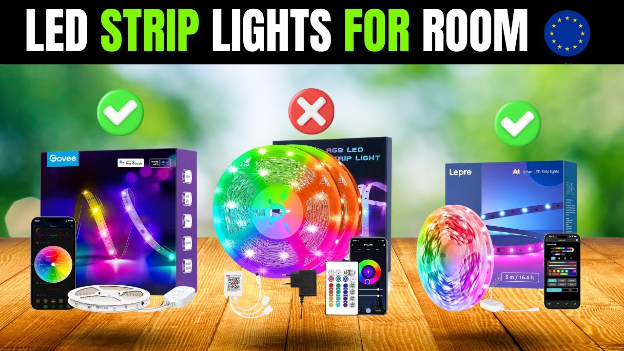 ✅ 7 Best LED Strip Lights for Room in Europe [2026]💡Smart for Alexa, Google & Apple Home