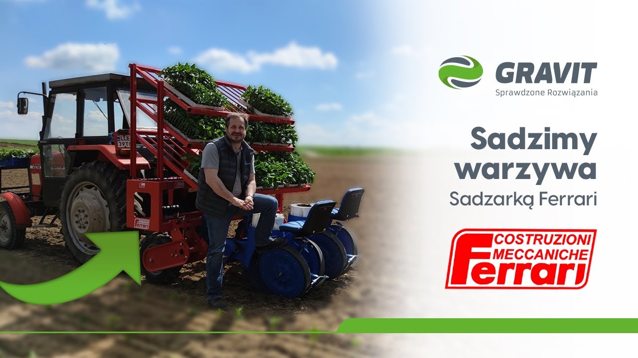 🥦🍅 Sadzarki karuzelowe Ferrari – poznaj najbardziej wydajne sadzenie warzyw oraz tytoniu |GRAVIT.pl