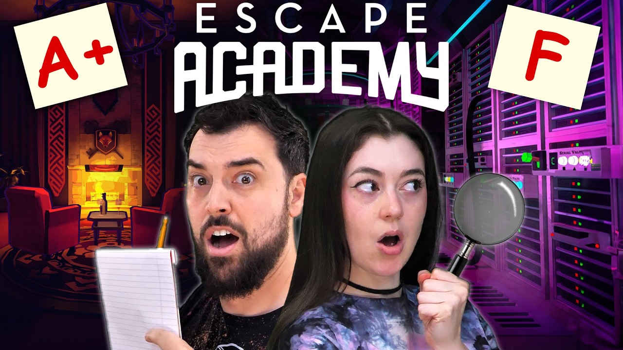 Game Grades Our Teamwork (Escape Academy full playthrough)
