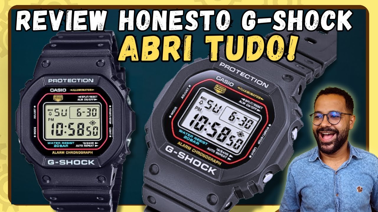 É isso tudo mesmo? Review Casio G Shock DW-5600 RL A lenda da resistência Ezequias Relojoeiro