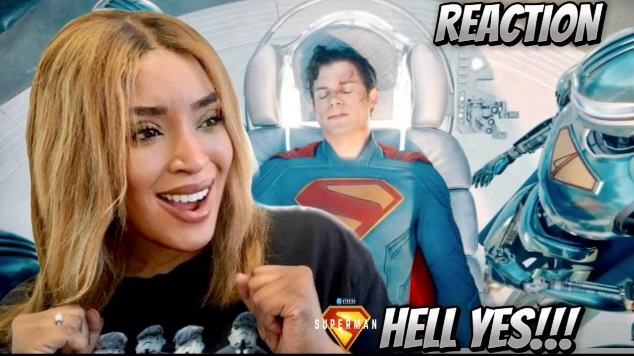 SUPERMAN SNEAK PEEK REACTION