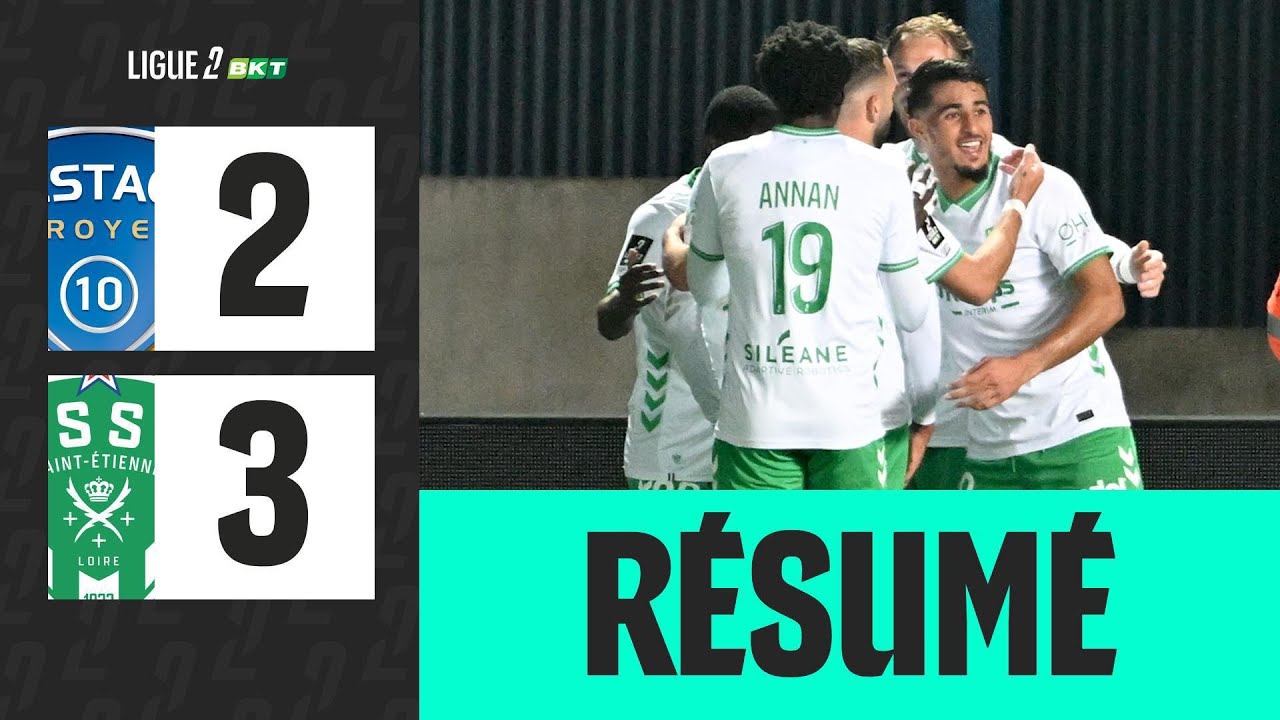 ESTAC TROYES - AS SAINT-&Eacute;TIENNE (2-3) - 14&egrave;me journ&eacute;e - Ligue 2 BKT 25/26