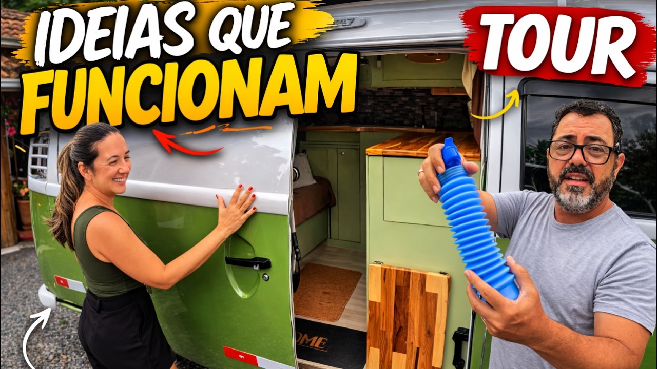 O que ninguém conta sobre viajar de Kombi | Tour pela Kombi