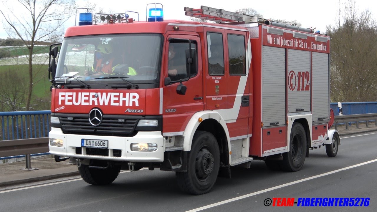 [Feuer im Lohbergtunnel mit Atemschutznotfall] Einsatzübung der Feuerwehr Mühltal + Realeinsatz NEF