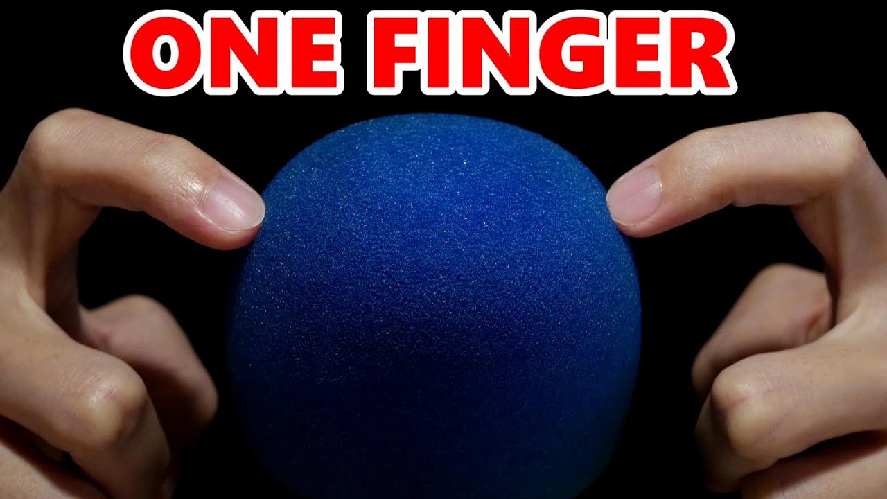ASMR One Finger Mic Scratching Relaxing Time