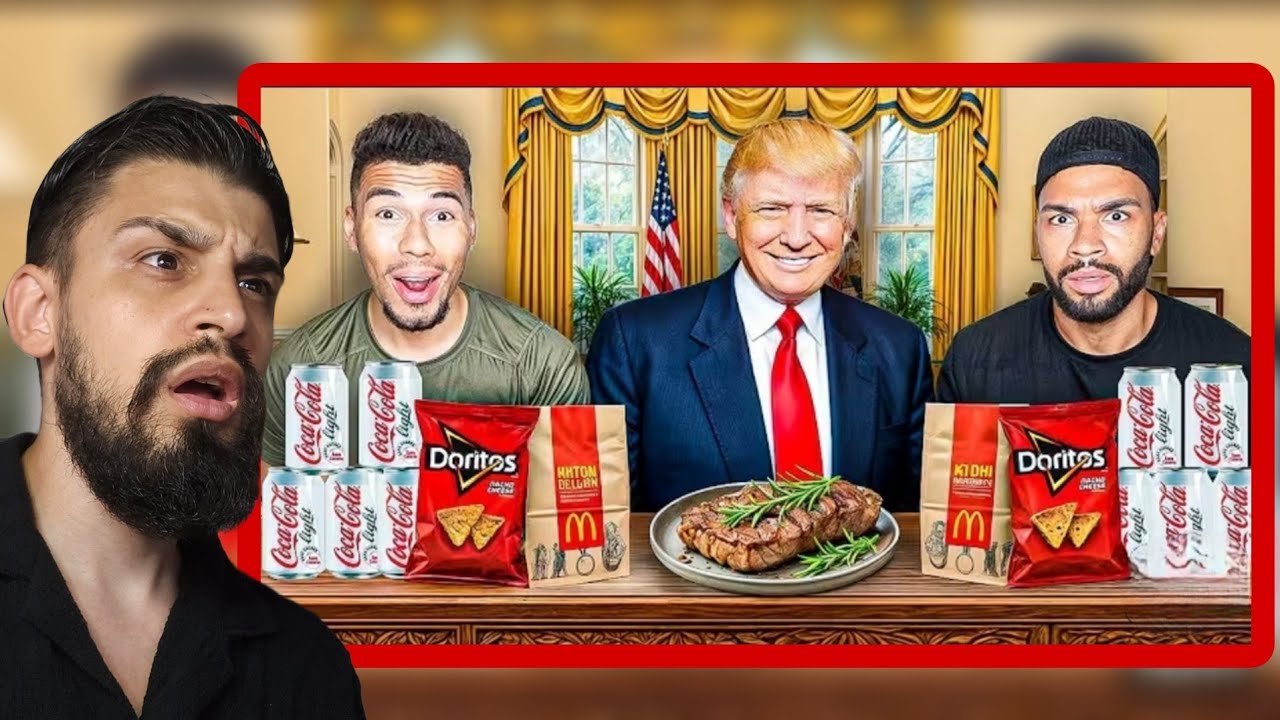 WIE PRESIDENT DONALD TRUMP ESSEN FÜR 24 STUNDEN  [ Marvin und Kelvin Reaction ]