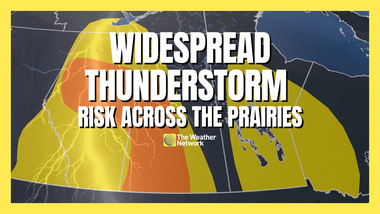 Prairies Thunderstorm Risk Continues Through Friday and the Weekend | #forecast