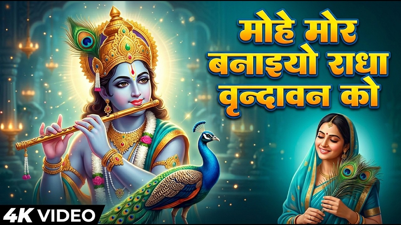 मोहे मोर बनइय्यो राधा | Mohe Mor Banaiyo Radha Apne Vrindavan Ko | Peaceful Radha Krishna Bhajan