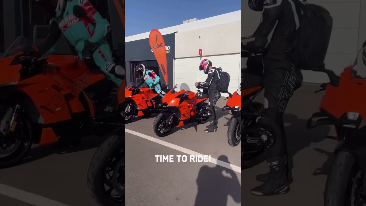 All New Ktm 990 Rcr Lineup Testying Bike On Track Supersport Bike Ktm 2026