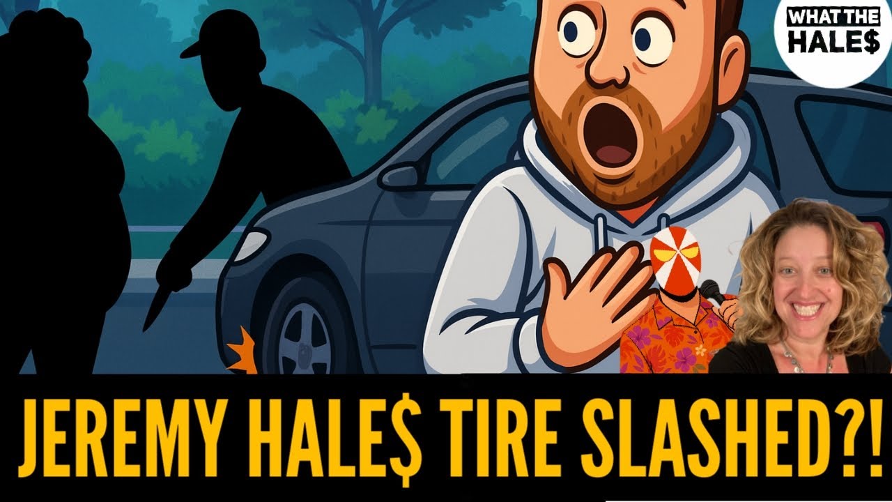 LIVE! Jeremy Hale$ tire SLASHED?! Anti Hale$ TARGETS @WhatTheHales ?! With Megan Fox!