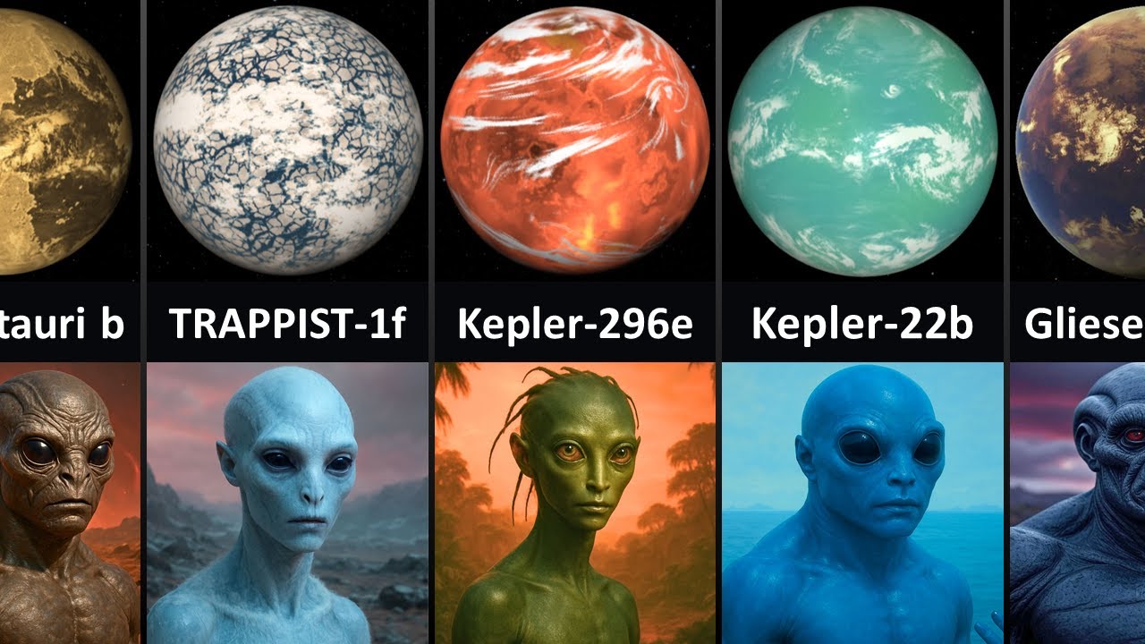 How Humanoid Aliens Might Look on Other Worlds