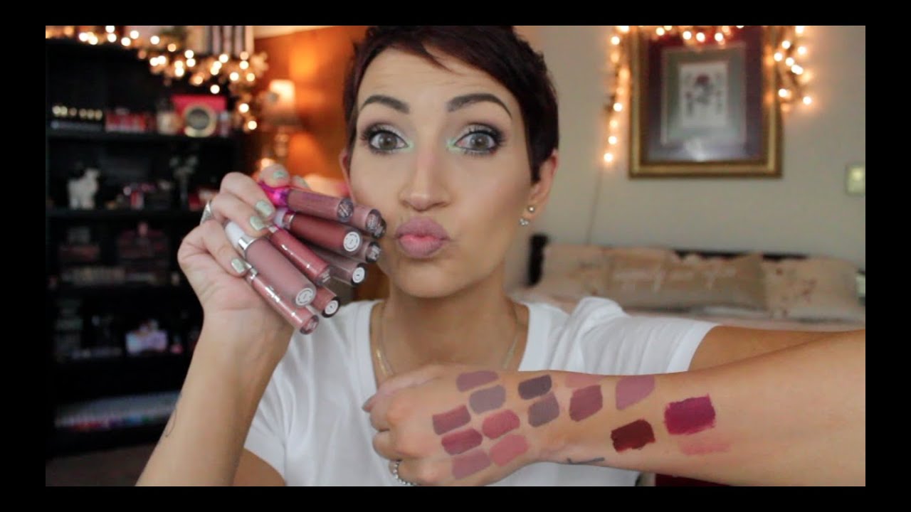 Liquid Lipstick Swatches-Coloured Raine, LA Splash & Dose of Colors!