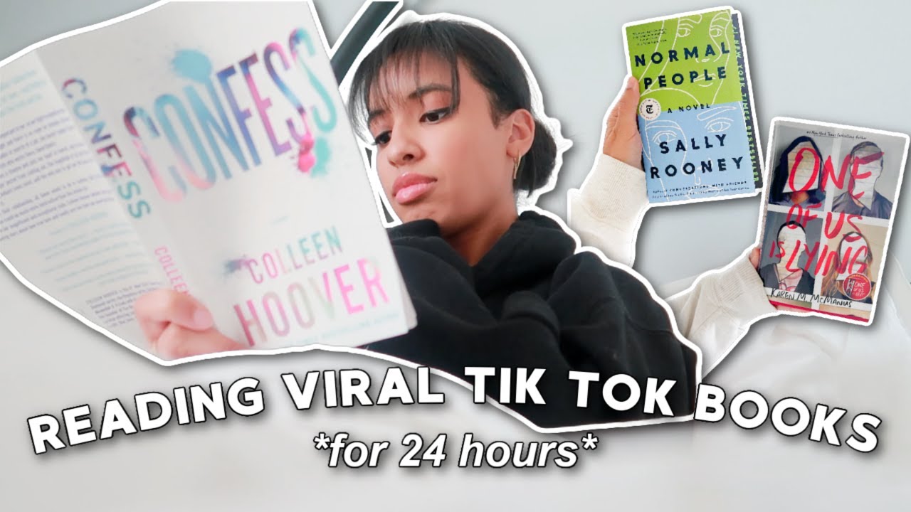 24 HOUR READING VLOG 2022 *READING VIRAL TIKTOK BOOKS FOR 24 HOURS* (are they worth the hype?)
