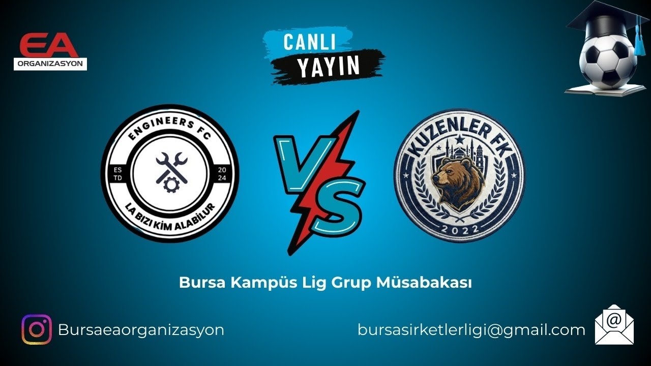 ENGİNEERS FC- KUZENLER FK ÜNİ LİG 2.HAFTA