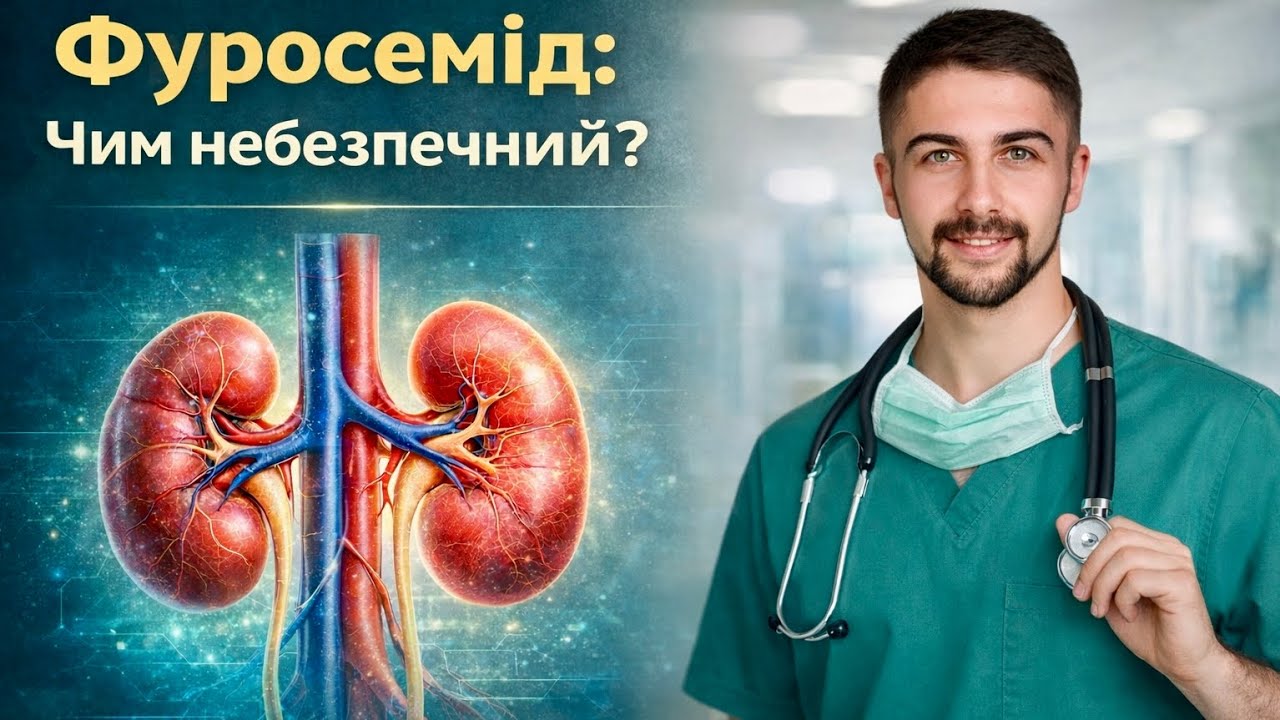 Фуросемід. Чим небезпечний? Діуретик. Сечогінні препарати. Нирки. Дефіцит мікроелементів. Олег Качур