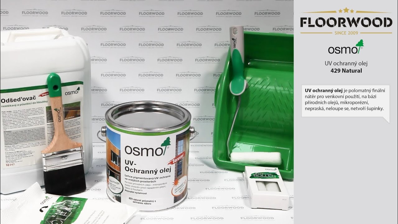 Osmo 429 Extra UV ochranný olej Natural