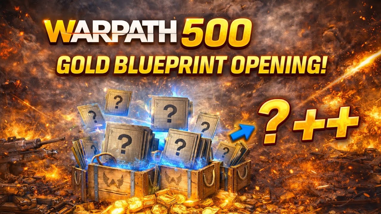 Warpath |500 Gold Blueprints Opening 🔥