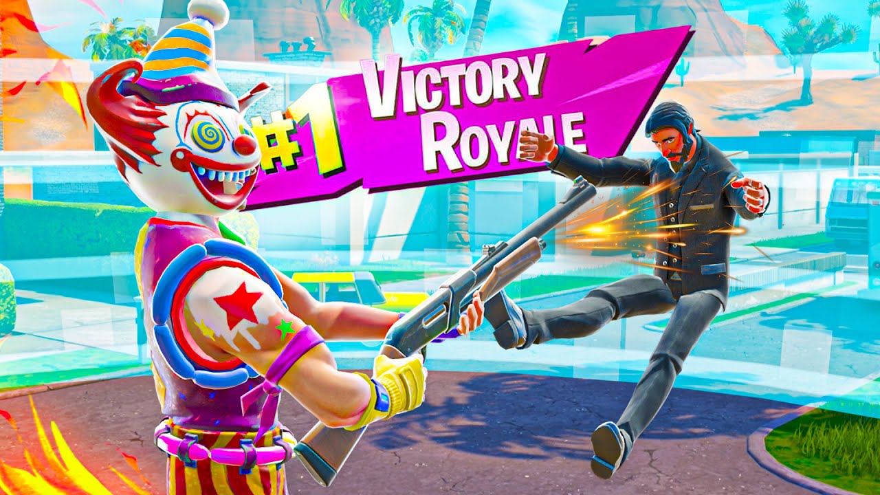 VICTORIA INCREIBLE CON EL PAYASO LOCO!! - Fortnite OG