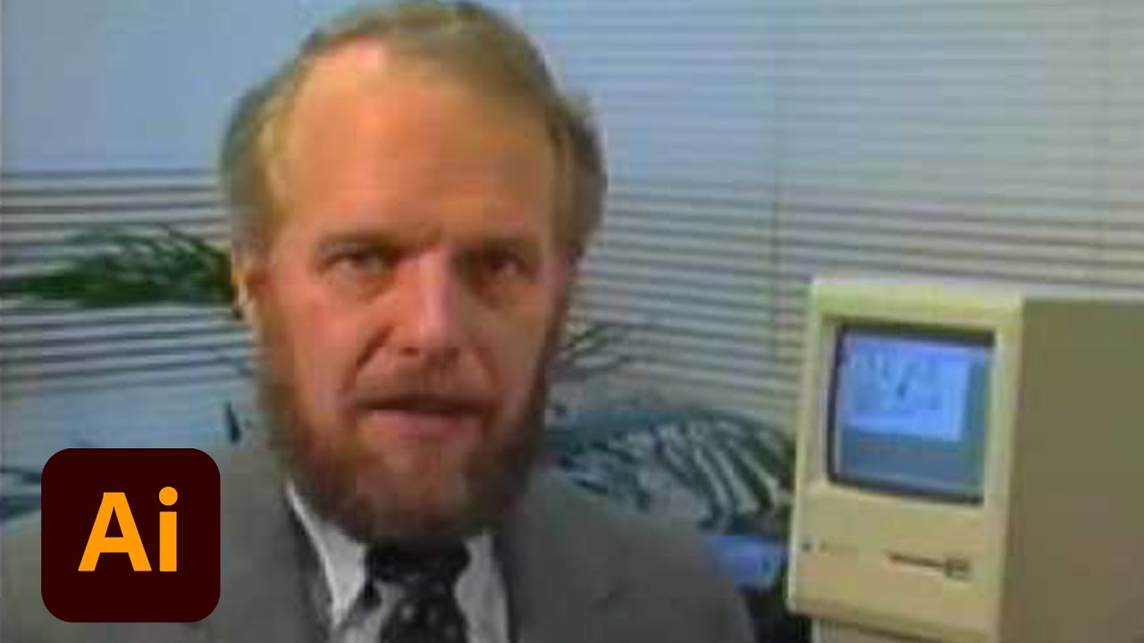 John Warnock Introduces Adobe Illustrator in 1987 (1/5) | Adobe Creative Cloud