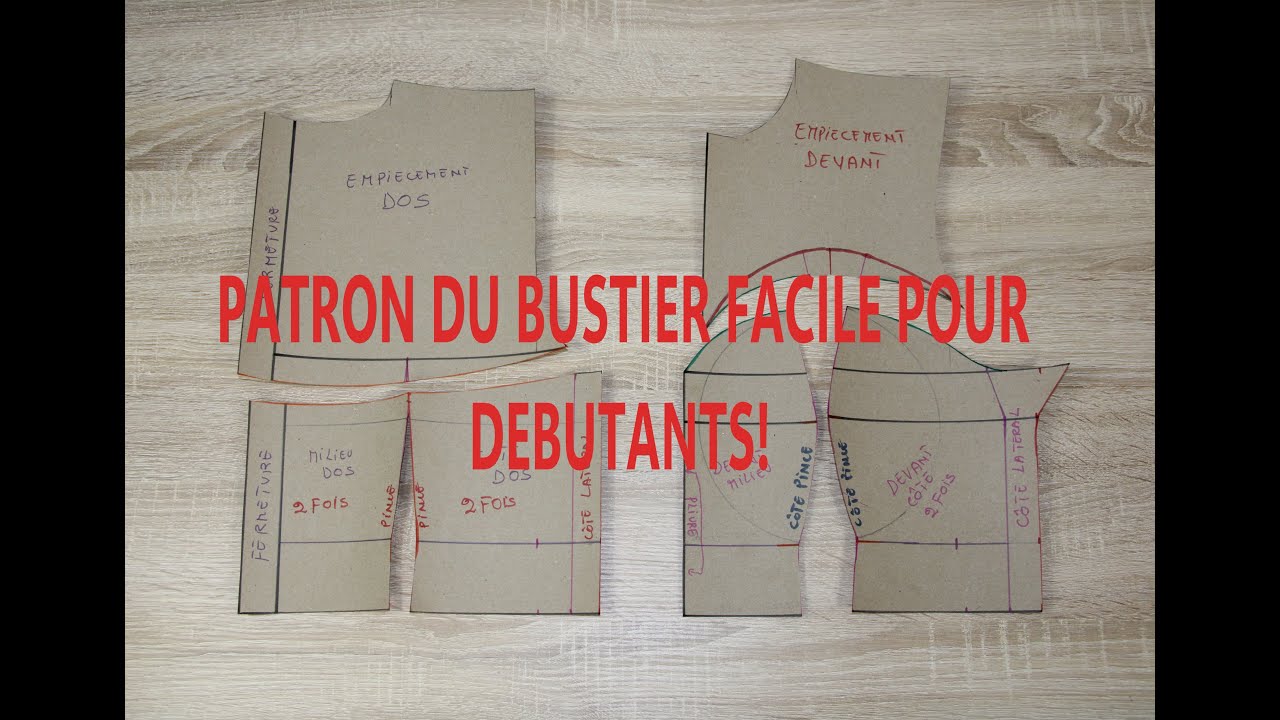 Couture ma Passion: Patron du Bustier facile pour débutants I Patron Bustier avec Couture ma passion